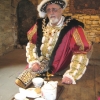 Henry has high tea