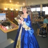Anne Boleyn reads about the Tudors