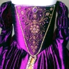 La Reine Margot Gown in Purple Silk