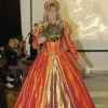 Orange Silk Gown