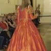 Orange Silk Gown