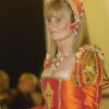 Orange Silk Gown