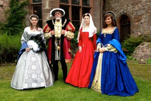 Henry VIII, Jane Seymour, Mary Queen of Scots and Anne Boleyn