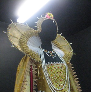 Elizabeth I Gold Silk Gown